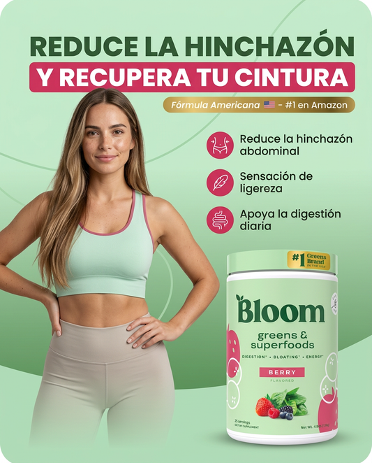 BLOOM NUTRITION | DESINFLAMA Y MEJORA TU FIGURA